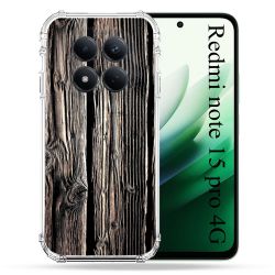 Coque Renforcée Pour Redmi Note 15 Pro 4G Texture Bois
