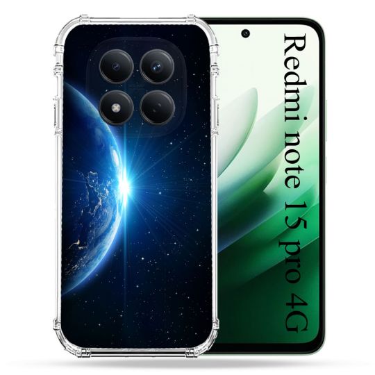 Coque Renforcée Pour Redmi Note 15 Pro 4G Univers Planete Terre