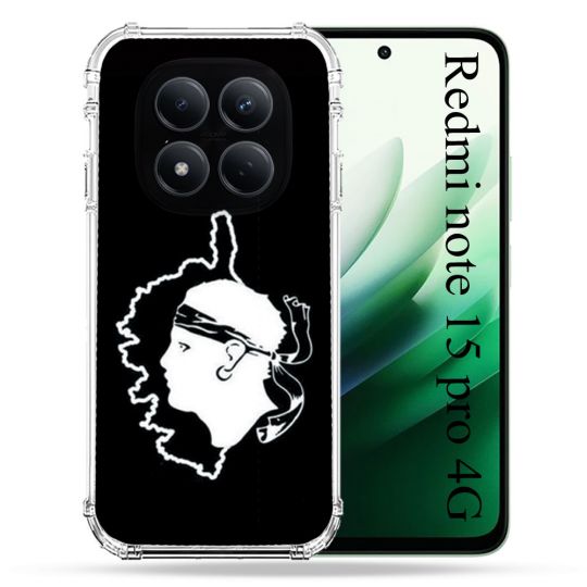 Coque Renforcée Pour Redmi Note 15 Pro 4G Voyage Corse Noir