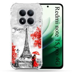 Coque Renforcée Pour Redmi Note 15 Pro 4G Voyage France Paris Rouge