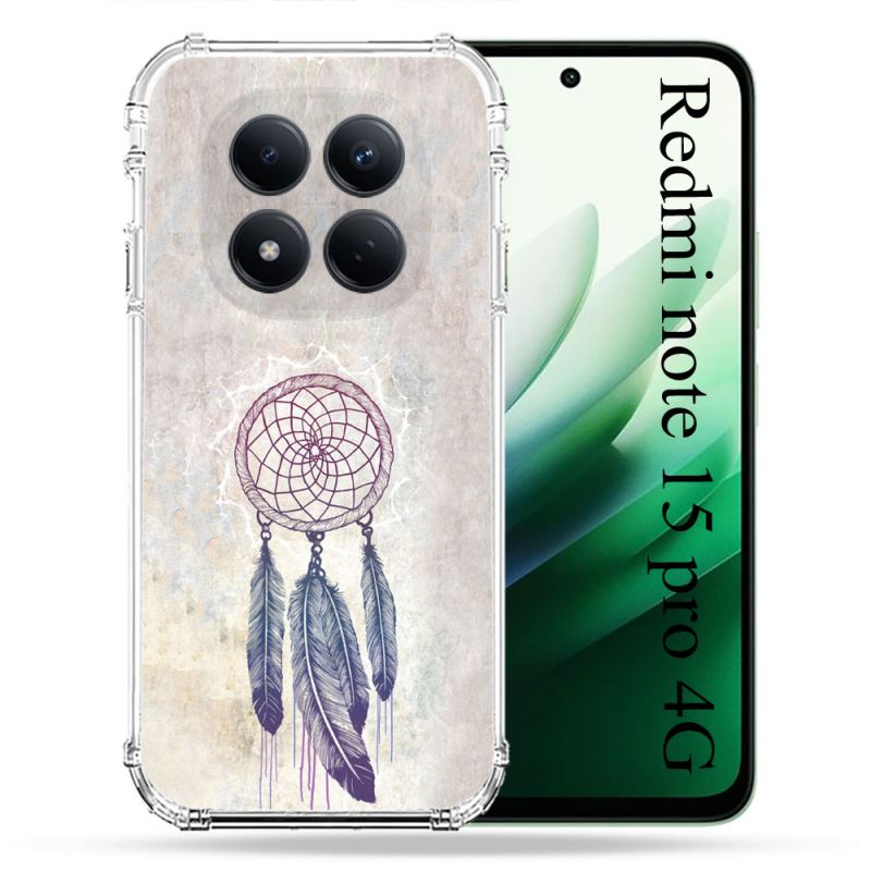 Coque Renforcée Pour Redmi Note 15 Pro 4G Zen Attrape Reve Blanc