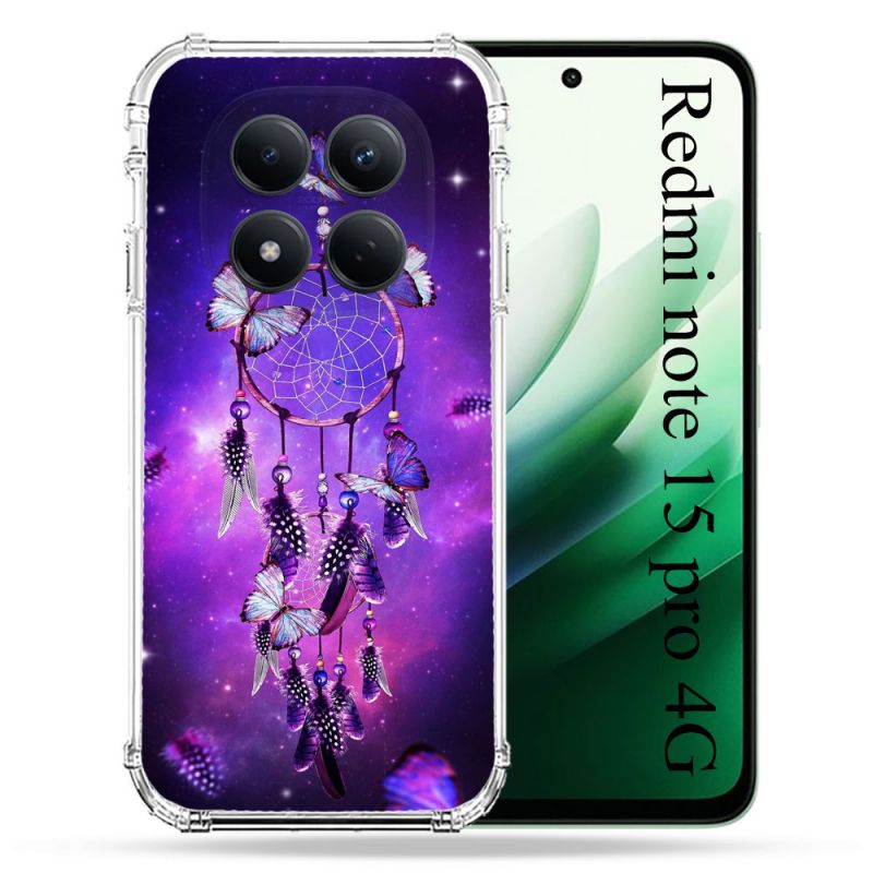 Coque Renforcée Pour Redmi Note 15 Pro 4G Zen Attrape Reve Papillon