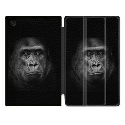 Coque Renforcée Pour Galaxy Tab A11 8.7 Animal Gorille Noir