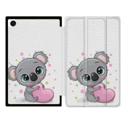 Coque Renforcée Pour Galaxy Tab A11 8.7 Animal Koala Cœur