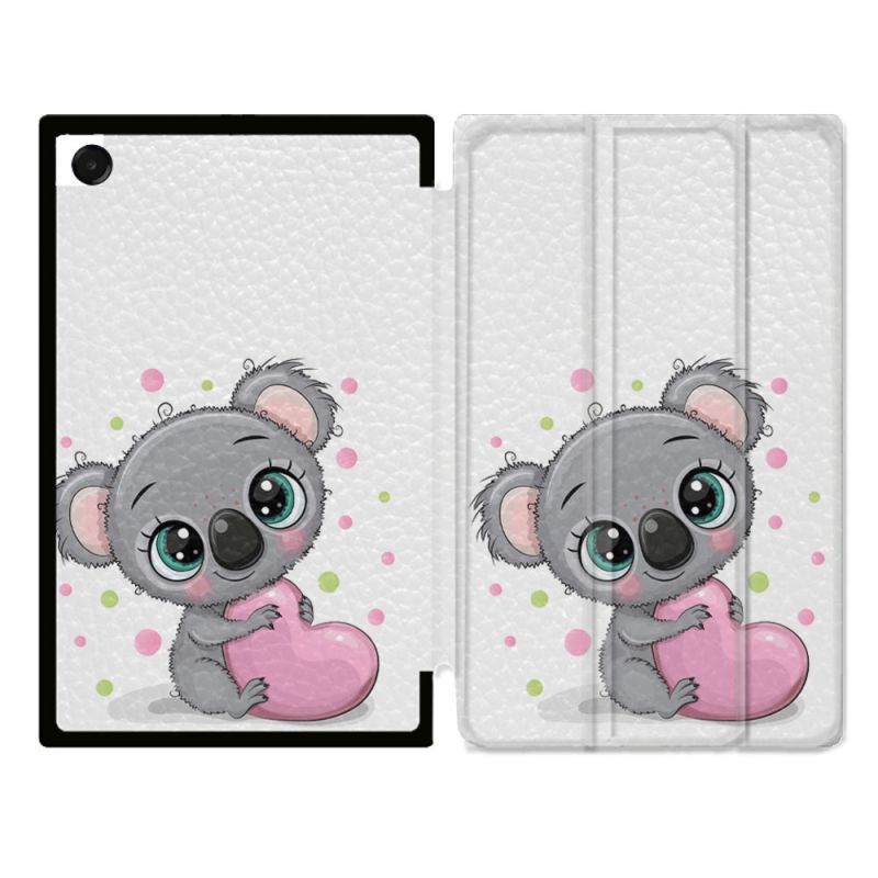 Coque Renforcée Pour Galaxy Tab A11 8.7 Animal Koala Cœur