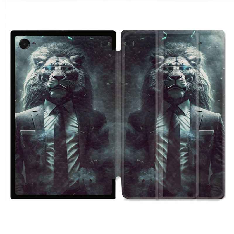 Coque Renforcée Pour Galaxy Tab A11 8.7 Animal Lion Business