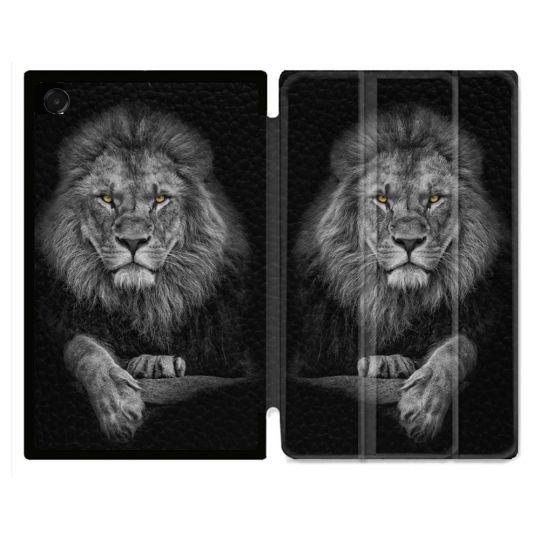 Coque Renforcée Pour Galaxy Tab A11 8.7 Animal Lion Majestueux