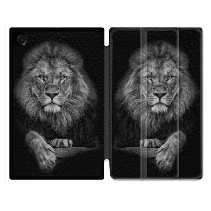 Coque Renforcée Pour Galaxy Tab A11 8.7 Animal Lion Majestueux