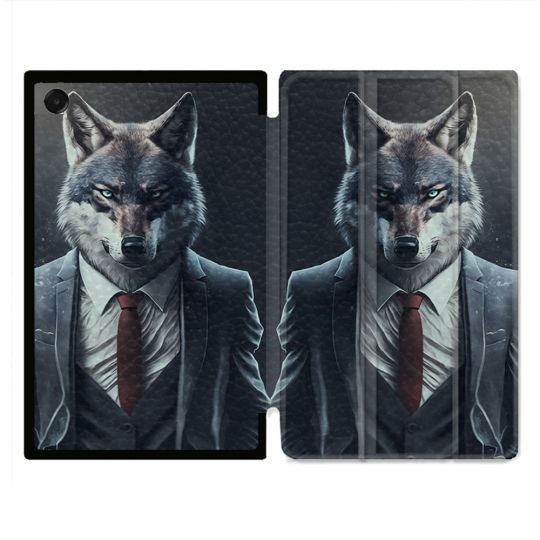 Coque Renforcée Pour Galaxy Tab A11 8.7 Animal Loup Business