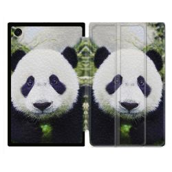Coque Renforcée Pour Galaxy Tab A11 8.7 Animal Panda Color