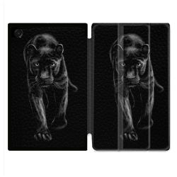 Coque Renforcée Pour Galaxy Tab A11 8.7 Animal Panthère Noire
