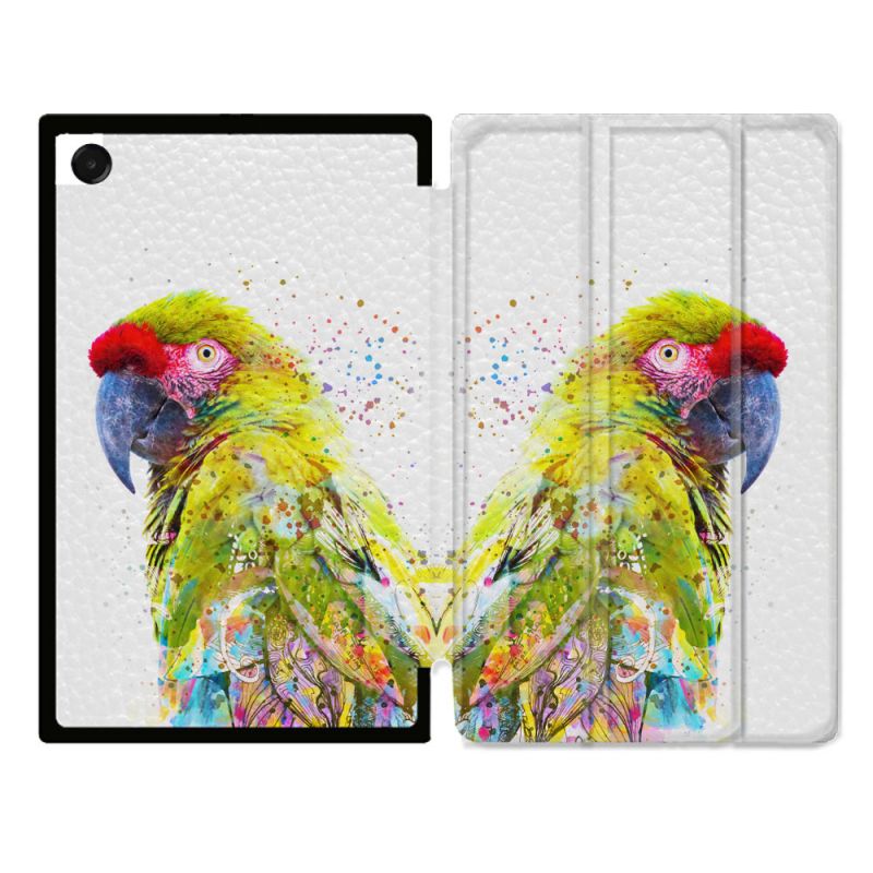 Coque Renforcée Pour Galaxy Tab A11 8.7 Animal Perroquet Jaune