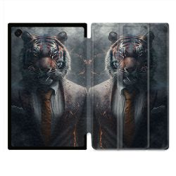 Coque Renforcée Pour Galaxy Tab A11 8.7 Animal Tigre Business