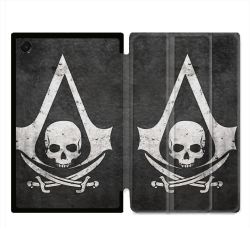 Coque Renforcée Pour Galaxy Tab A11 8.7 Assassin Creed Tete Mort