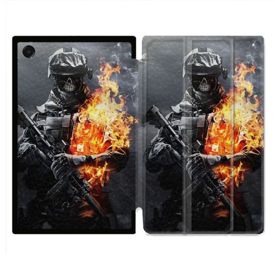 Coque Renforcée Pour Galaxy Tab A11 8.7 Call Of Duty Squelette