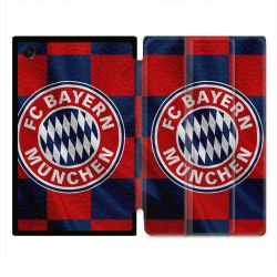 Coque Renforcée Pour Galaxy Tab A11 8.7 Foot Bayern Munich Carreaux
