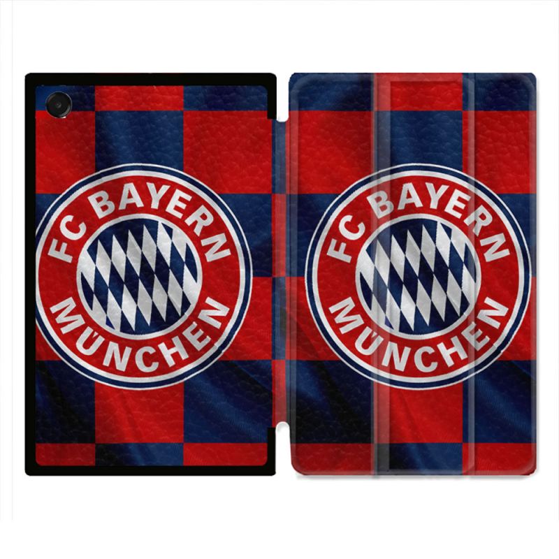 Coque Renforcée Pour Galaxy Tab A11 8.7 Foot Bayern Munich Carreaux