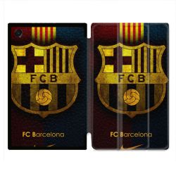 Coque Renforcée Pour Galaxy Tab A11 8.7 Foot FC Barcelone Vintage