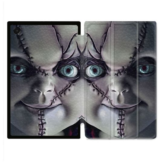 Coque Renforcée Pour Galaxy Tab A11 8.7 Horreur Chucky Cicatrice