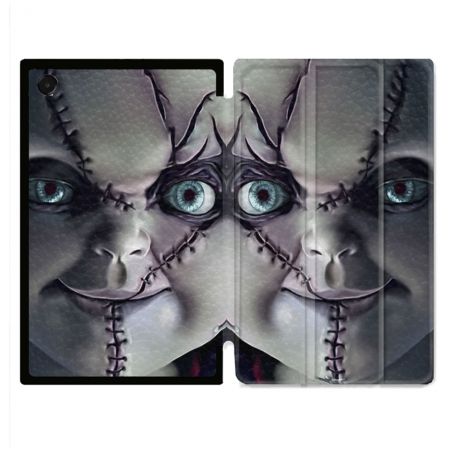 Coque Renforcée Pour Galaxy Tab A11 8.7 Horreur Chucky Cicatrice