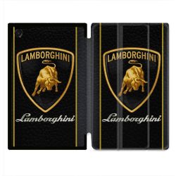 Coque Renforcée Pour Galaxy Tab A11 8.7 Lamborghini Carbone