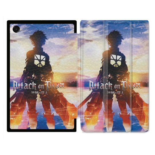 Coque Renforcée Pour Galaxy Tab A11 8.7 Manga Attaque Titans Soleil