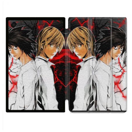 Coque Renforcée Pour Galaxy Tab A11 8.7 Manga Death Note Duo
