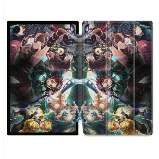 Coque Renforcée Pour Galaxy Tab A11 8.7 Manga Demon Slayer Groupe