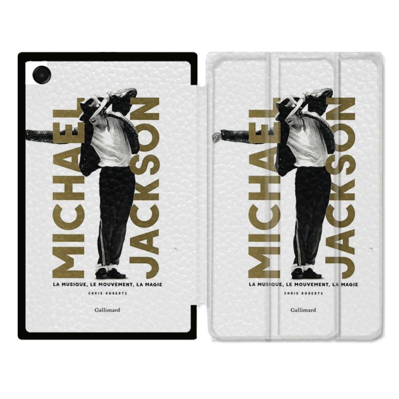 Coque Renforcée Pour Galaxy Tab A11 8.7 Michael Jackson Blanc