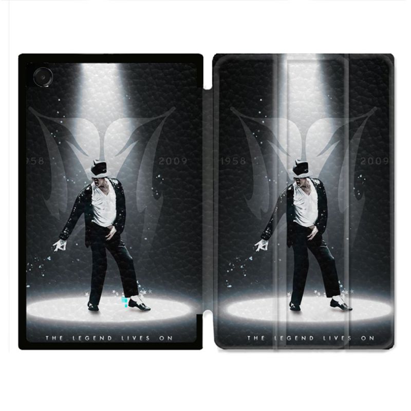 Coque Renforcée Pour Galaxy Tab A11 8.7 Michael Jackson Noir