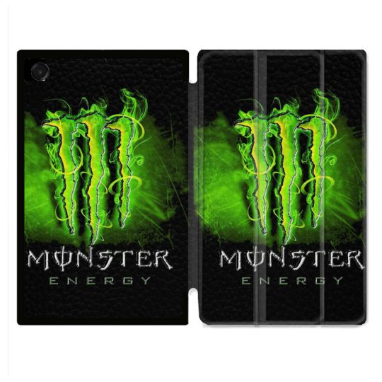 Coque Renforcée Pour Galaxy Tab A11 8.7 Monster Energy Vert