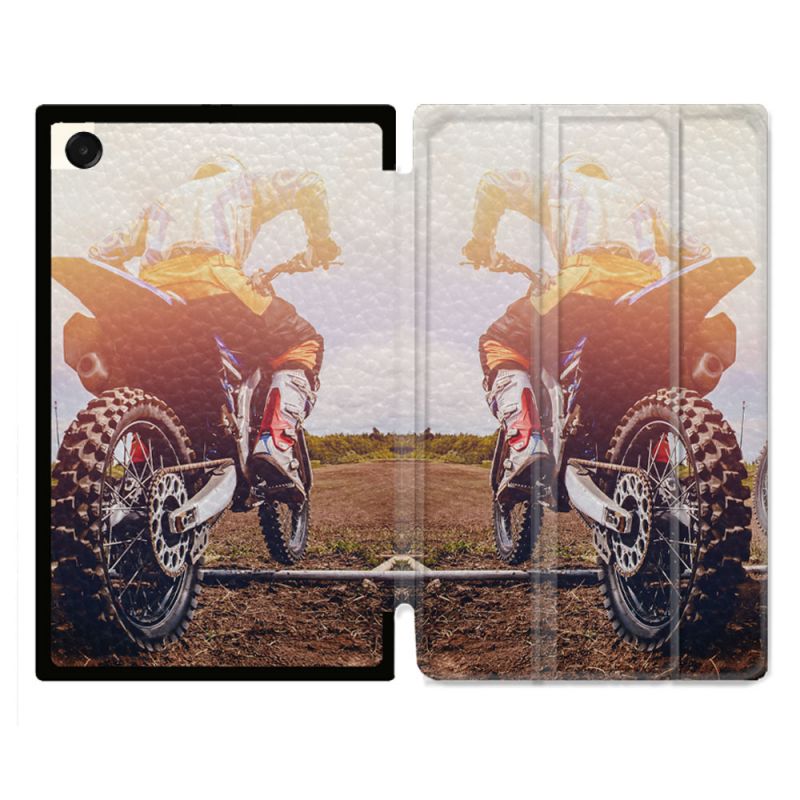 Coque Renforcée Pour Galaxy Tab A11 8.7 Moto Cross Soleil