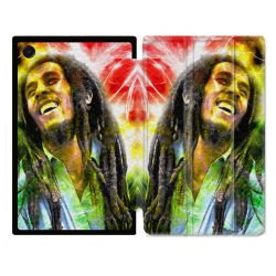 Coque Renforcée Pour Galaxy Tab A11 8.7 Musique Bob Marley Color