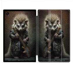 Coque Renforcée Pour Galaxy Tab A11 8.7 Musique Rock Herisson