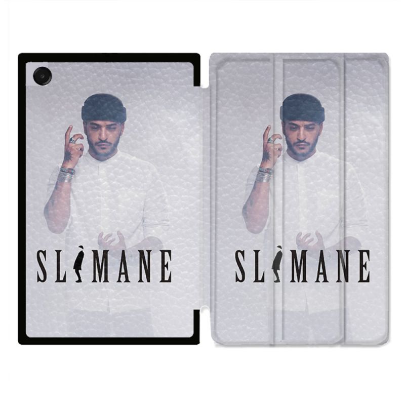 Coque Renforcée Pour Galaxy Tab A11 8.7 Musique Slimane Blanc