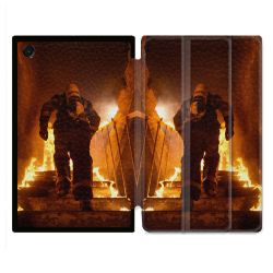 Coque Renforcée Pour Galaxy Tab A11 8.7 Pompier Escalier