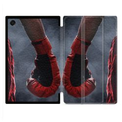 Coque Renforcée Pour Galaxy Tab A11 8.7 Sport Boxe Gant Rouge
