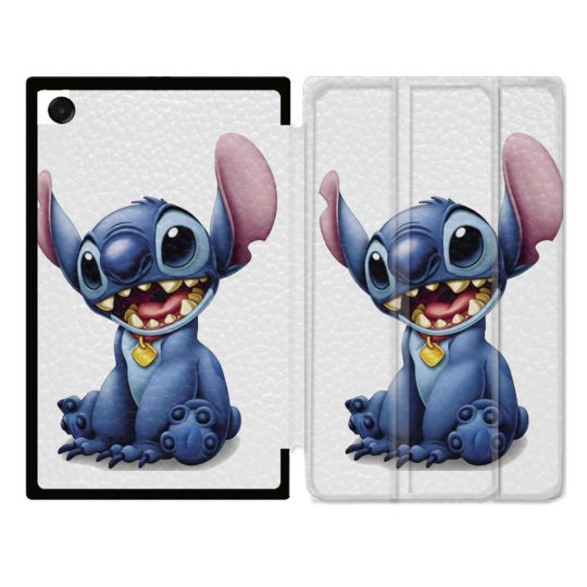 Coque Renforcée Pour Galaxy Tab A11 8.7 Stitch Blanc