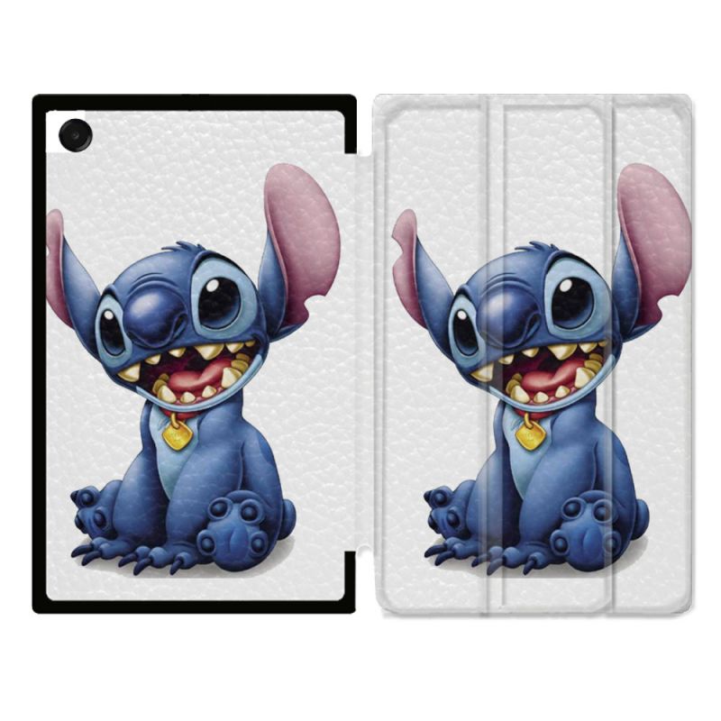 Coque Renforcée Pour Galaxy Tab A11 8.7 Stitch Blanc