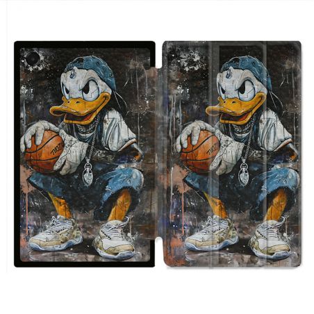 Coque Renforcée Pour Galaxy Tab A11 8.7 Street Art Donald Duck