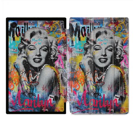 Coque Renforcée Pour Galaxy Tab A11 8.7 Street Art Maryline Monroe