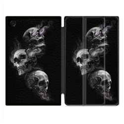 Coque Renforcée Pour Galaxy Tab A11 8.7 Tete de Mort Triple