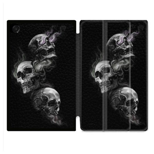 Coque Renforcée Pour Galaxy Tab A11 8.7 Tete de Mort Triple