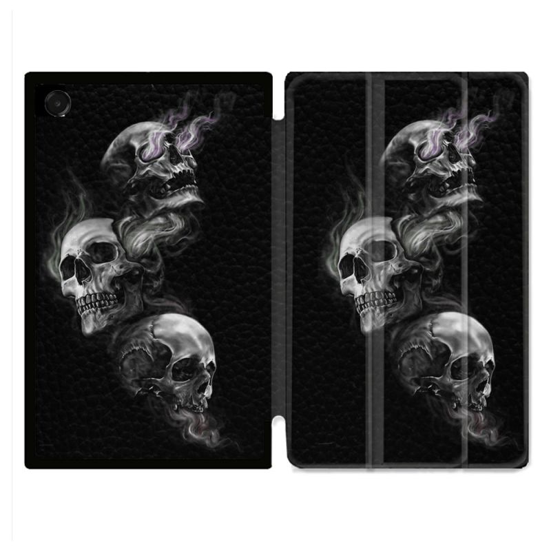 Coque Renforcée Pour Galaxy Tab A11 8.7 Tete de Mort Triple