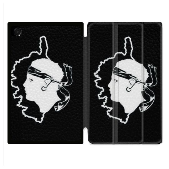 Coque Renforcée Pour Galaxy Tab A11 8.7 Voyage Corse Noir