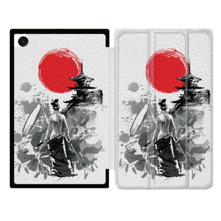 Coque Renforcée Pour Galaxy Tab A11 8.7 Voyage Japon Femme