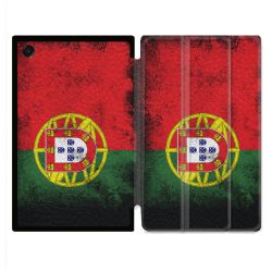 Coque Renforcée Pour Galaxy Tab A11 8.7 Voyage Portugal Drapeau