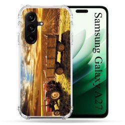 Coque Renforcée Pour Samsung Galaxy A27 5G Agriculture Tracteur Color