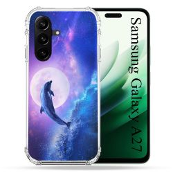 Coque Renforcée Pour Samsung Galaxy A27 5G Animal Dauphin Vague
