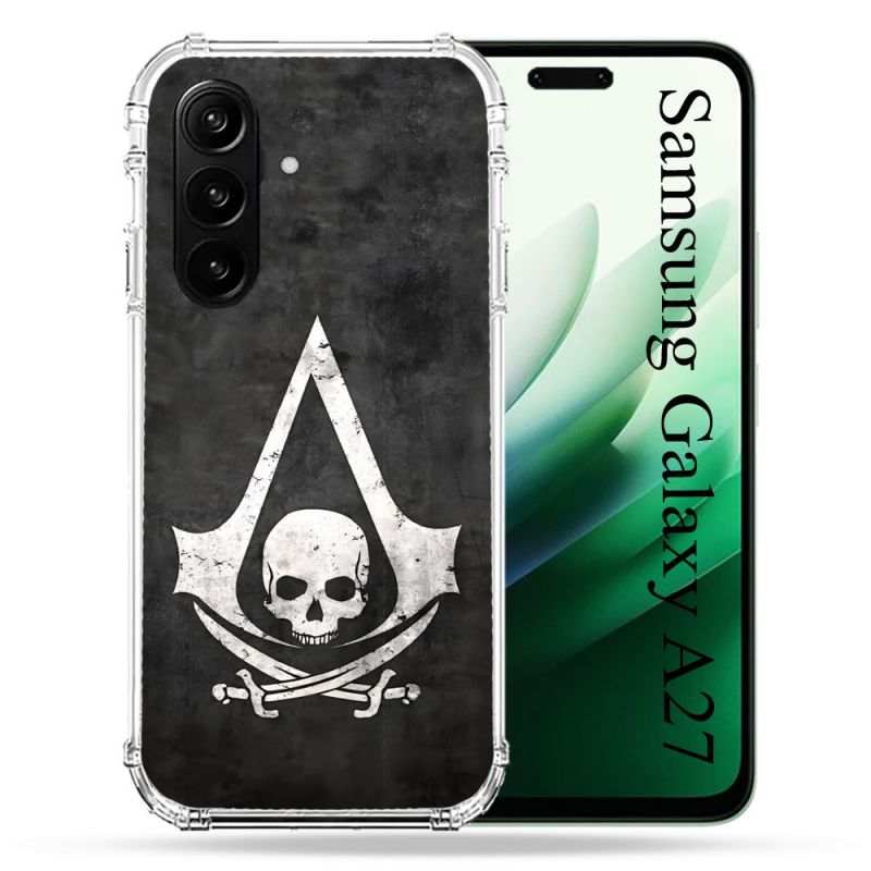 Coque Renforcée Pour Samsung Galaxy A27 5G Assassin Creed Tete Mort